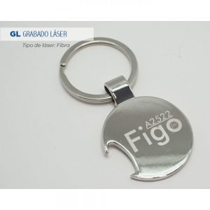LLAVERO METÁLICO FIGO personalizada