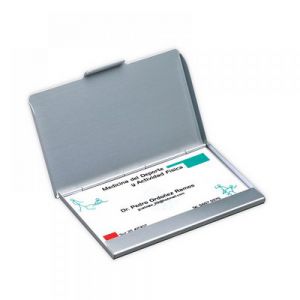 TARJETERO DE ALUMINIO personalizada