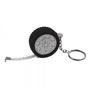 LLAVERO FLEXOMETRO LLANTA personalizada