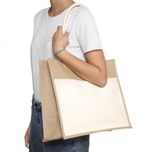 BOLSA DE ALGODÓN Y YUTE 