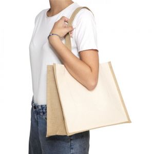 BOLSA DE ALGODÓN Y YUTE