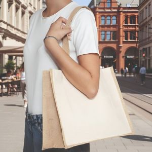 BOLSA DE ALGODÓN Y YUTE