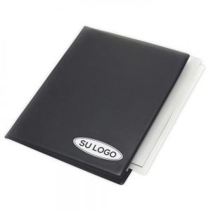 CARPETA TAMAÑO CARTA CON PORTA BLOCK Y PORTA PLUMA personalizada