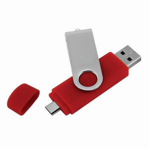 DOBLE GIRA-MEMORIA USB 8GB personalizada