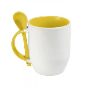 TAZA SUBLIMACION CON CUCHARA MAGGIE personalizada
