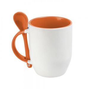 TAZA SUBLIMACION CON CUCHARA MAGGIE personalizada