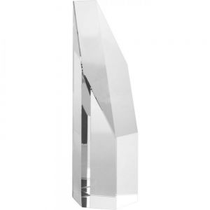 TROFEO DE CRISTAL DIAGONAL personalizada