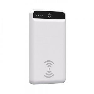POWER BANK CON WIRELESS Y 2 SALIDAS personalizada