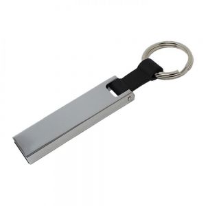 USB LLAVERO RECTANGULAR METÁLICA personalizada