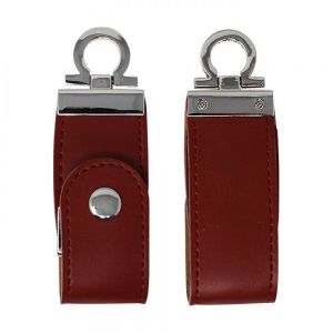 USB LLAVERO CON FUNDA DE PIEL personalizada